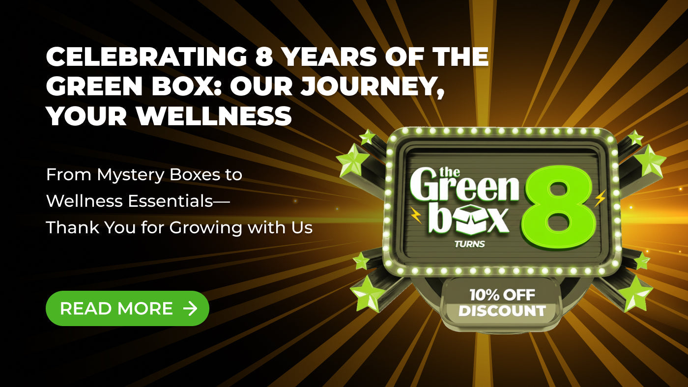 Celebrating 8 Years of The Green Box: Our Journey, Your Wellness