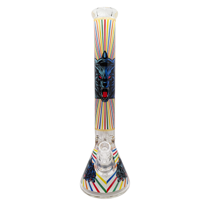 Blue Lycan Alpha Beaker Bong 45cm