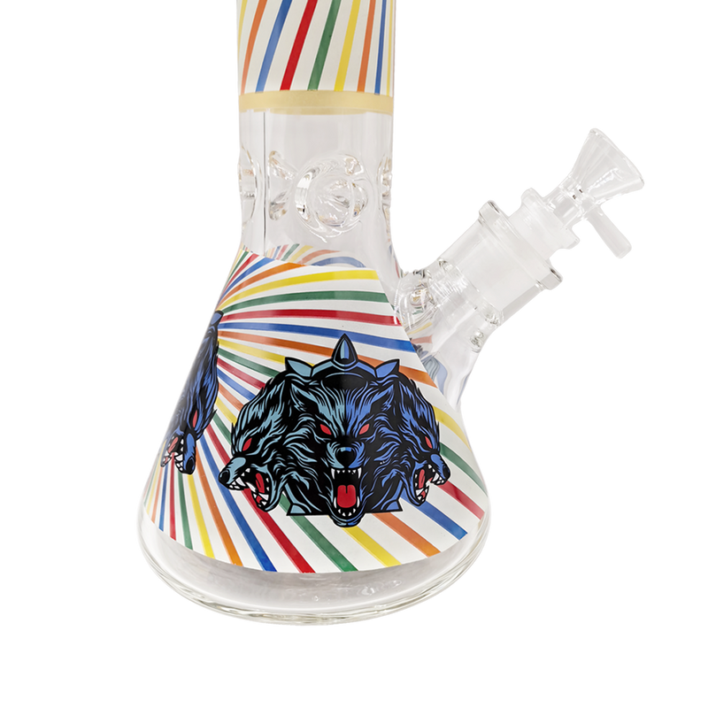 Blue Lycan Alpha Beaker Bong 45cm