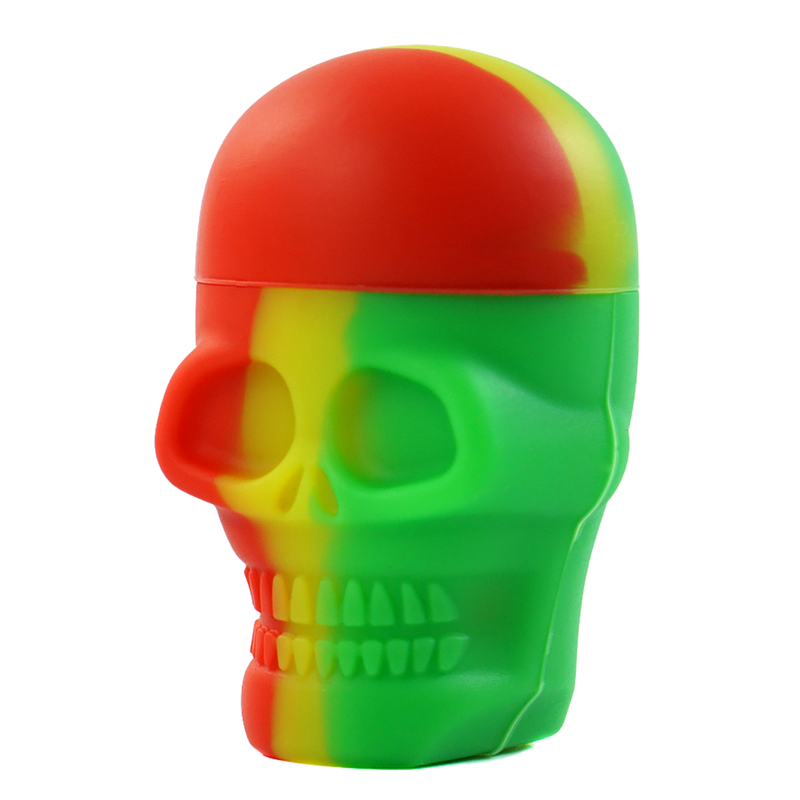 Skull King 15ml Silicone Concentrate Jar - Compact, Non-Stick, Edgy Design