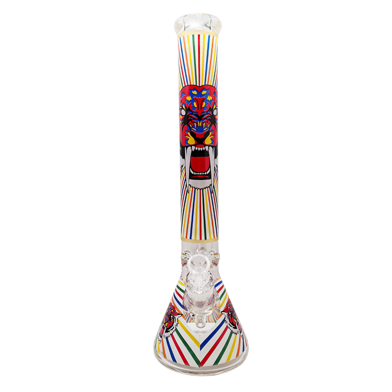 Tribal Fury Beaker Bong 45cm