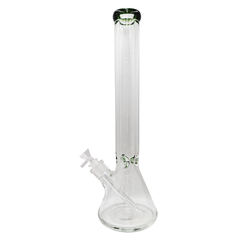 Glass Beaker Bong 45cm - Green