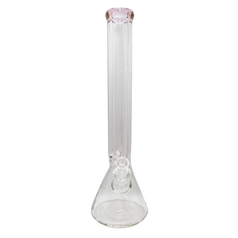 Glass Beaker Bong 45cm - Pink