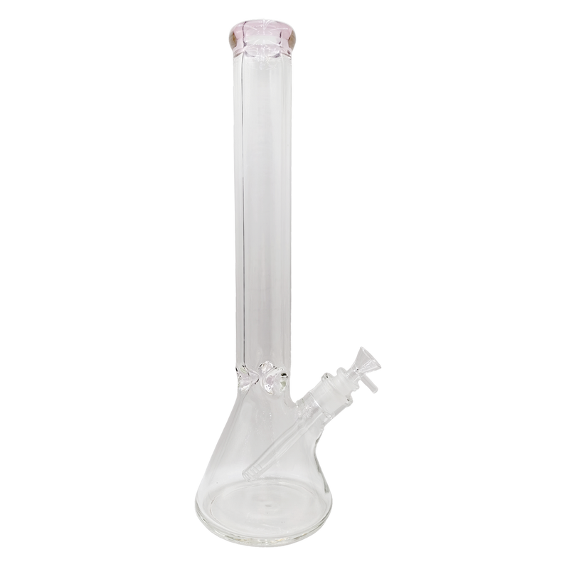 Glass Beaker Bong 45cm - Pink