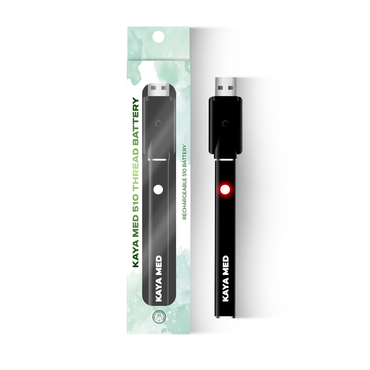 rechargable 510 vape battery Kaya Med 510 Thread Battery