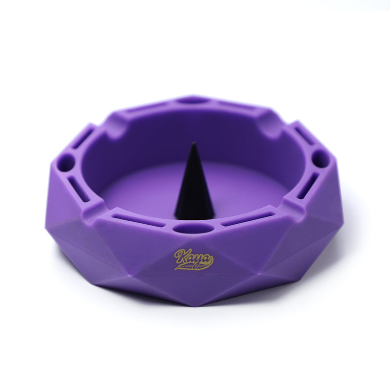 Multi-Purpose Diamond Shaped Dabbing and Smoking Station Silicone Ashtray