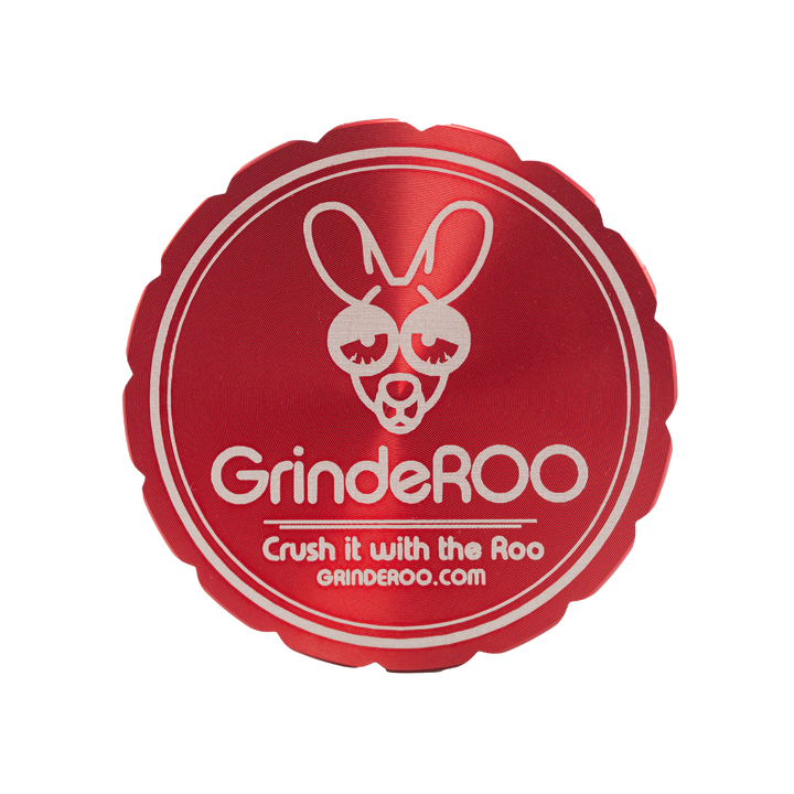 GrindeROO 4 Piece Premium Metal Herb Grinder