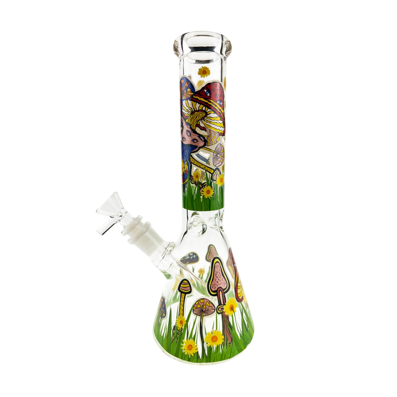 Beaker Bong Mushroom Colorful