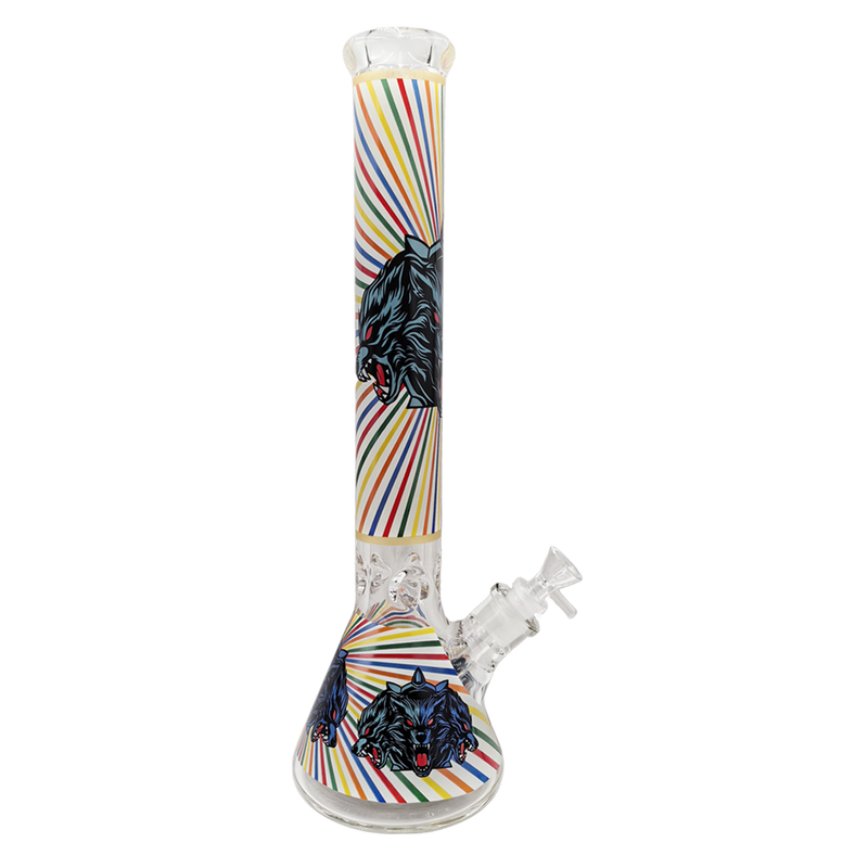 Blue Lycan Alpha Beaker Bong 45cm