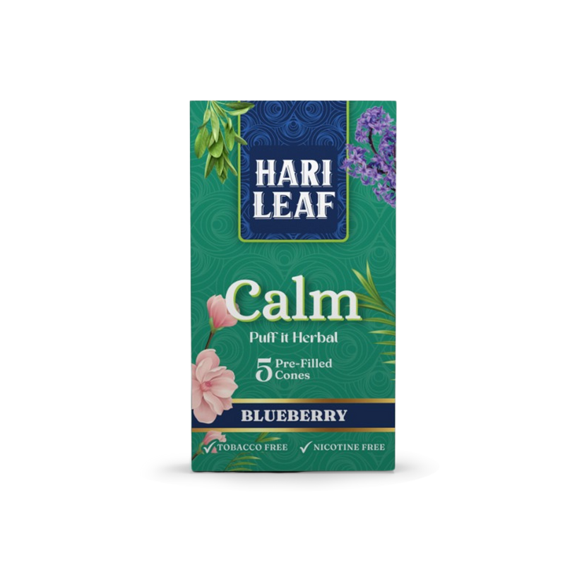 Hari Leaf Pre-filled Cones - Blueberry (Pack of 5)