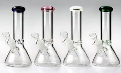 Kaya Beaker Bong 8-Inch Thick Glass Water Pipe