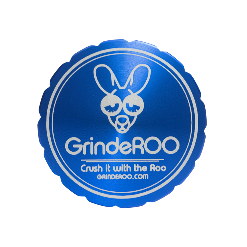 GrindeROO 4 Piece Premium Metal Herb Grinder