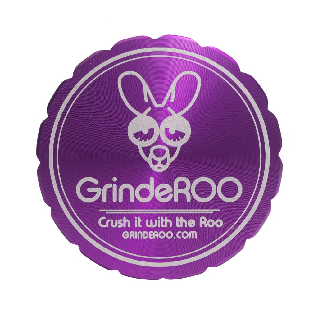 GrindeROO 4 Piece Premium Metal Herb Grinder