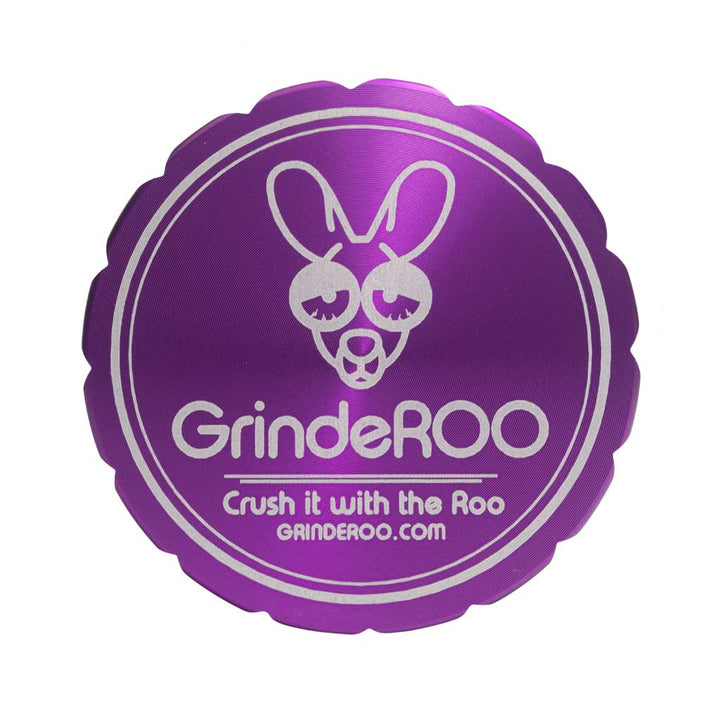 GrindeROO 4 Piece Premium Metal Herb Grinder