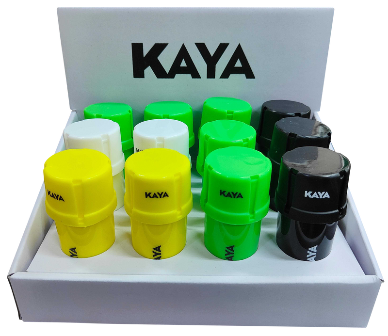 Kaya Grind Tainer Herb Grinder with Stash Compartment (box of 12)