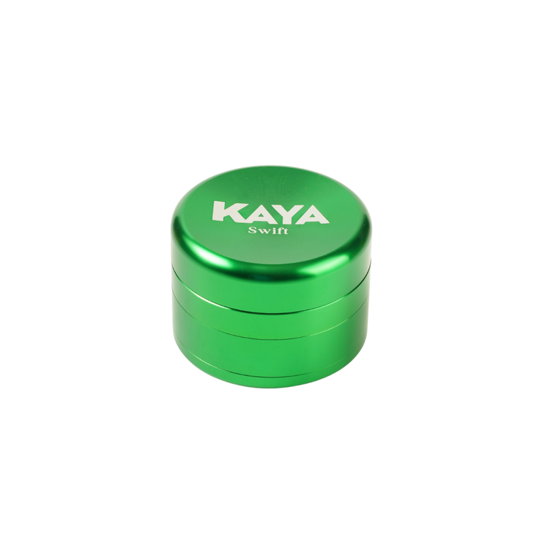 Kaya Swift Grind 4-part Ball-bearing Shredder Green