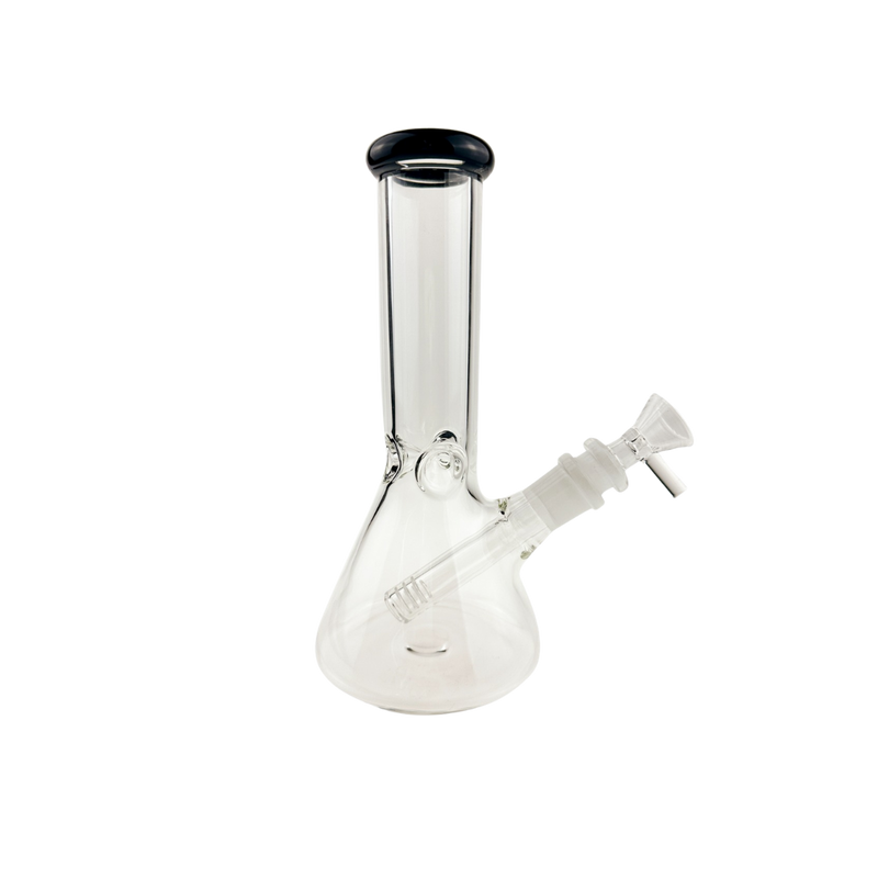 Kaya Bong 8inch Thick Glass Black Small