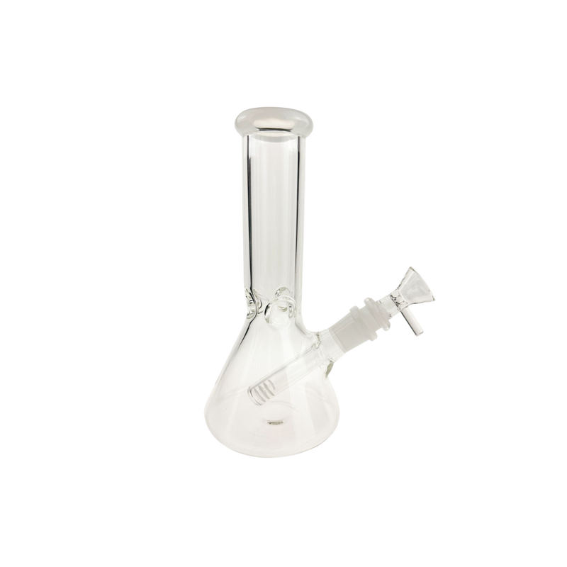 Kaya Bong 8inch Thick Glass White Beaker