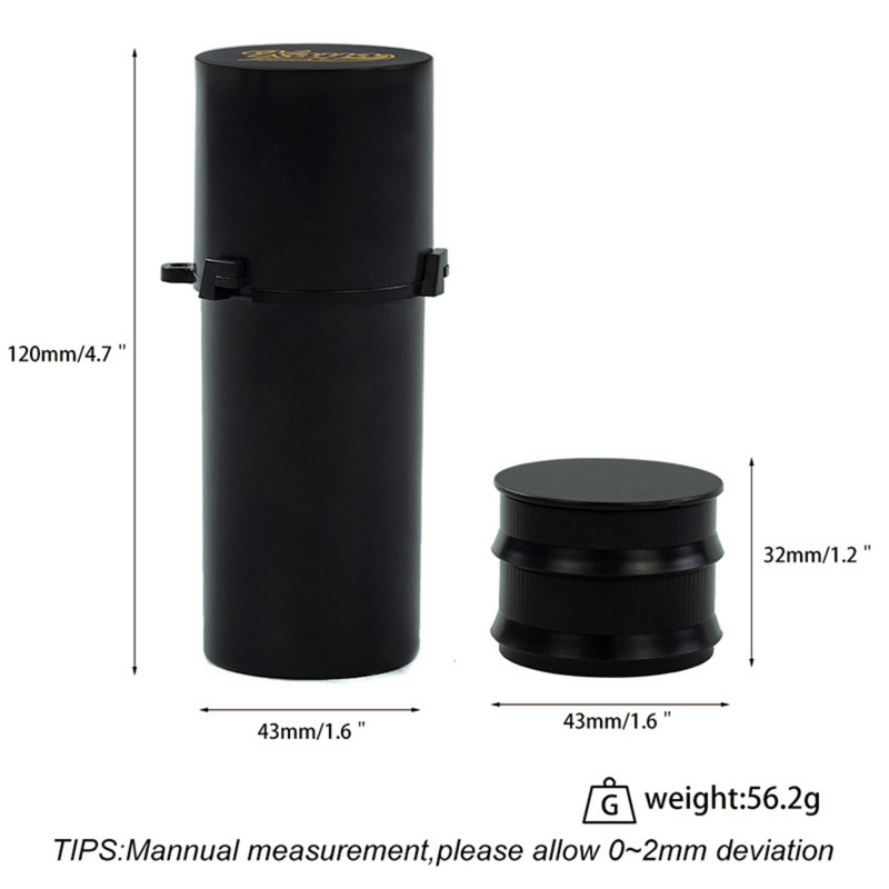 Kaya Grinder with Stash Compartment