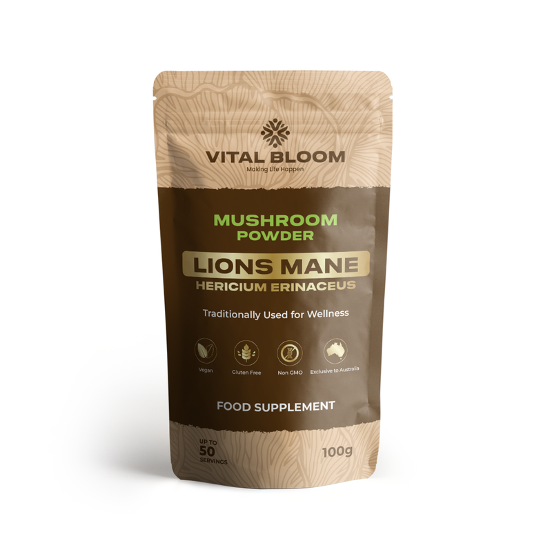 Vital Bloom Lions Mane Mushroom Powder (100g)