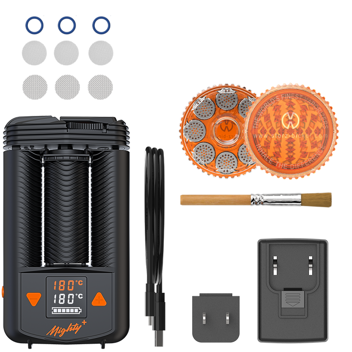 Mighty+ Medic certified portable vaporizer engineered for reliable dry herb heating