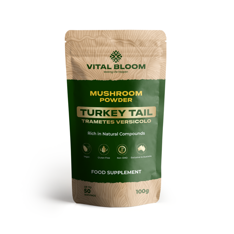 Vital Bloom Turkey Tail Mushroom Powder (100g)