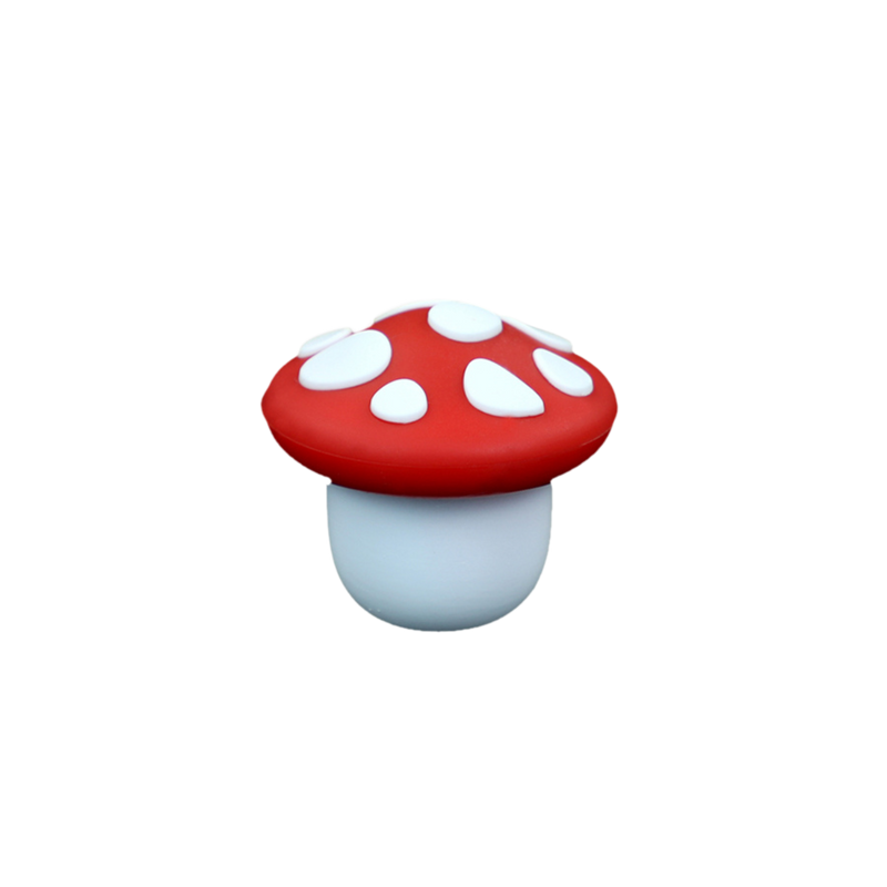 FungiKeep 5ml Mushroom Silicone Container - Compact, Non-Stick, Enchanting Design