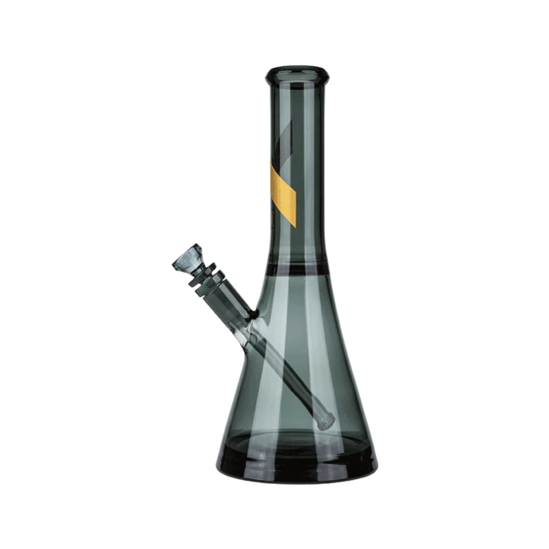 Marley Natural Water Pipe Smoked Glass Gold Stripe Decal - The Green Box