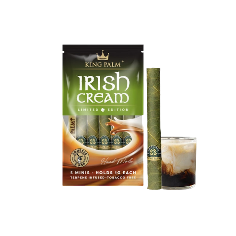 King Palm Flavored Mini Wraps - Irish Cream - The Green Box